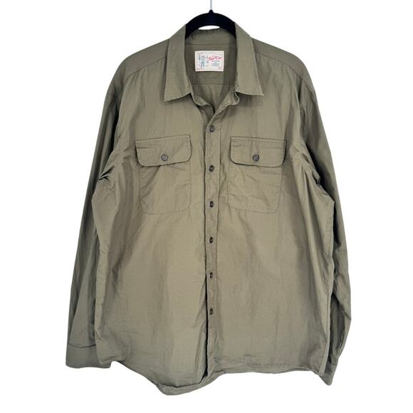 Tribe Kelley TK Hunt Club Buttondown Shirt Green XL USA